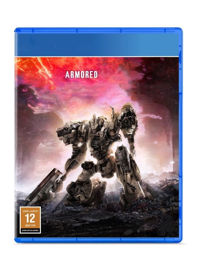 Mech Battle Action Game Disc for Console with Custom Robots and Intense Combat